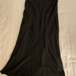 Black Flowy Maxi Skirt